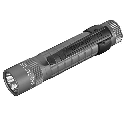 MagLite Mag-Tac LED Flashlight - 2-Cell CR123, Plain-Bezel, Urban Gray, Model SG2LRG6