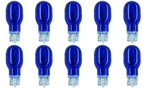 Cec Industries #912B (Blue) Bulbs, 12.8 V, 12.8 W, W2.1X9.5D Base, T-5 Shape (Box Of 10)