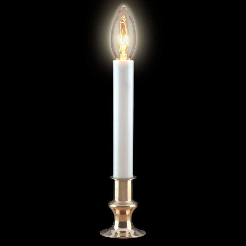 Noma/Inliten-Import 1519-88 Hw 9&quot; Clr Candle/Base