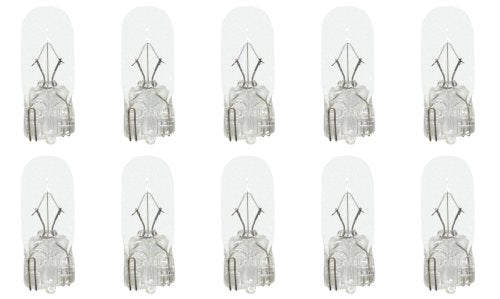 Cec Industries #192 Bulbs, 13 V, 4.29 W, W2.1X9.5D Base, T-3.25 Shape (Box Of 10)