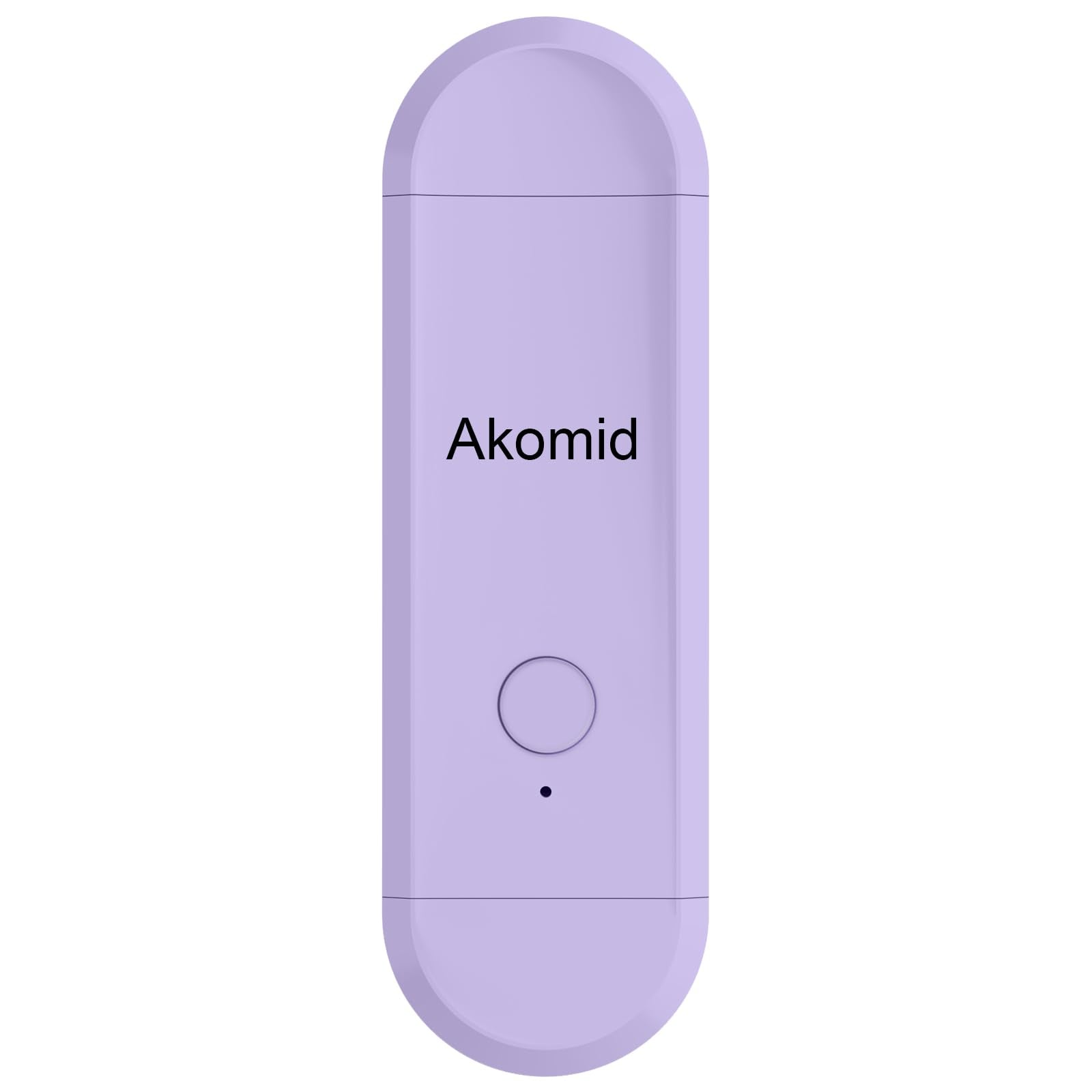Akomid USB Rechargeable Book Light, 8 LEDs, Stepless Dimming, Purple, Model Ak-001