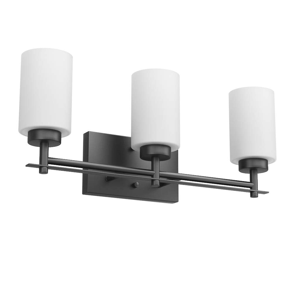 Aipsun Black Vintage Vanity Light, Bathroom Vanity Lighting Fixtures Industrial Vanity Light For Bathroom Black Wall Light Over