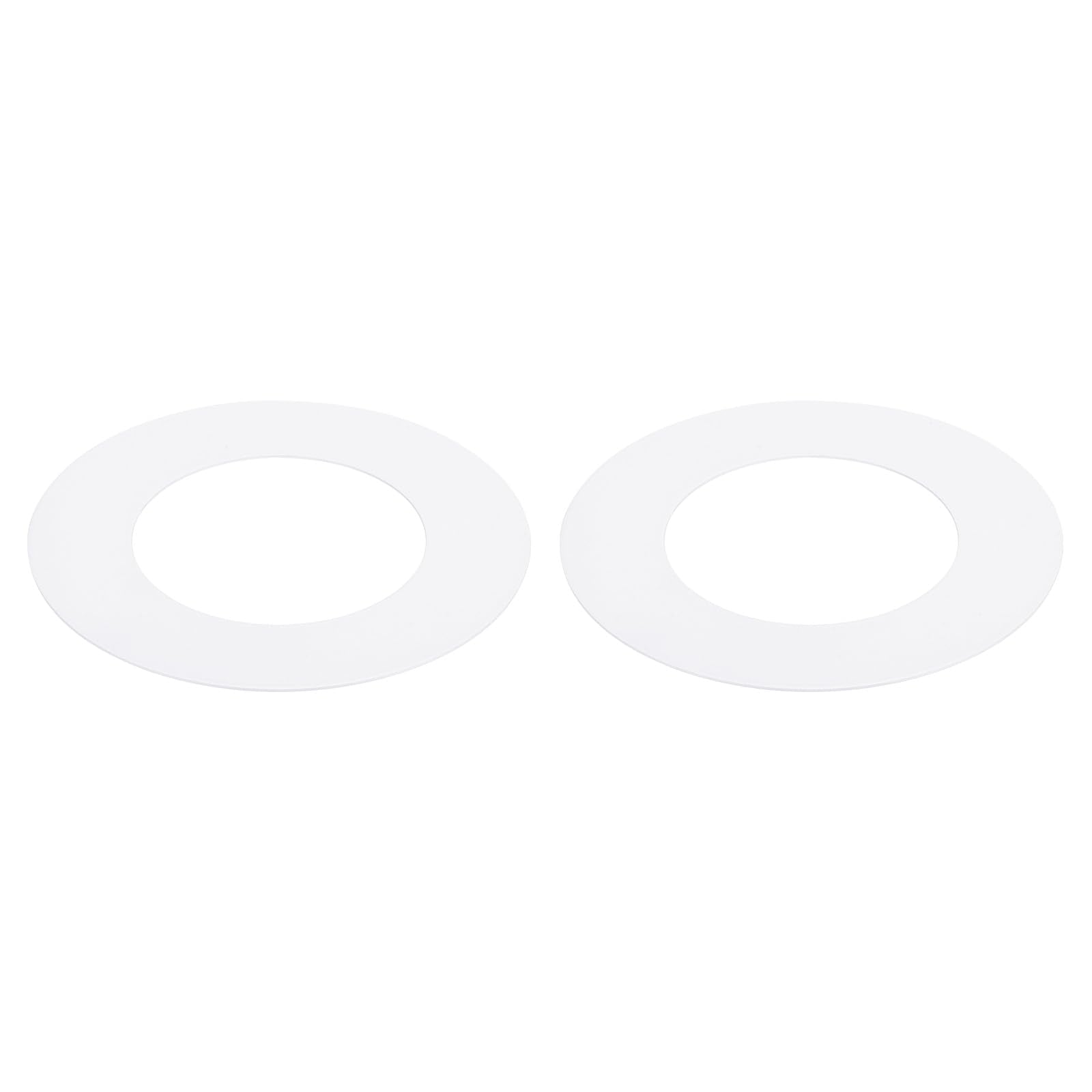 Awclub Goof Trim Ring for LED Recessed Can Lights, 2 Pack Ceiling Downlight Trim Ring Cover 5.9-Inch x 8.07-Inch (ID x OD) Matte