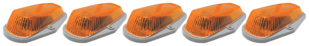 Pacer Performance 20-225 Pacer Ford Style Cab Roof Running Lights Kit (5 Lights - Amber)