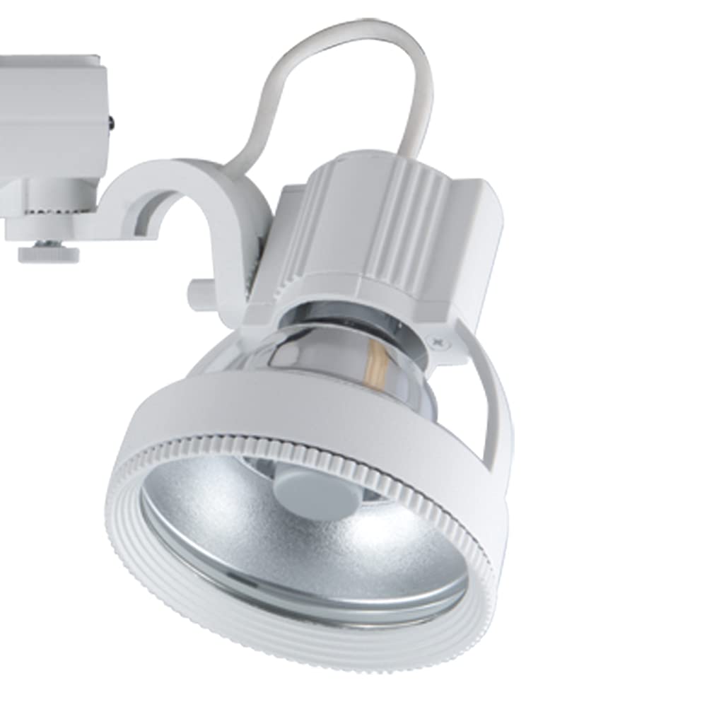 Jesco Lighting Hmh903T4Nf39-S Contempo 903 Series Metal Halide Track Light Fixture, T4 24-Degree Narrow Flood, 39 Watts, Silver Finish