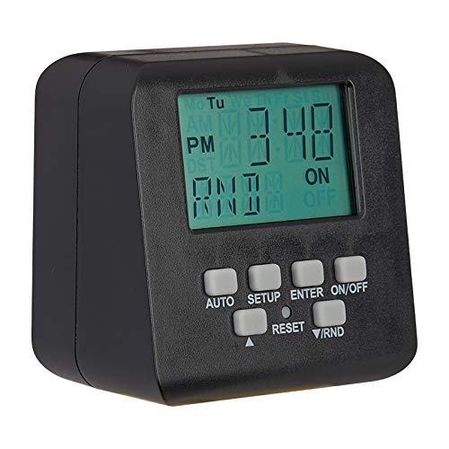 VOLT 300W Low Voltage Transformer with Digital Timer for Landscape Lighting, Silver, Metal