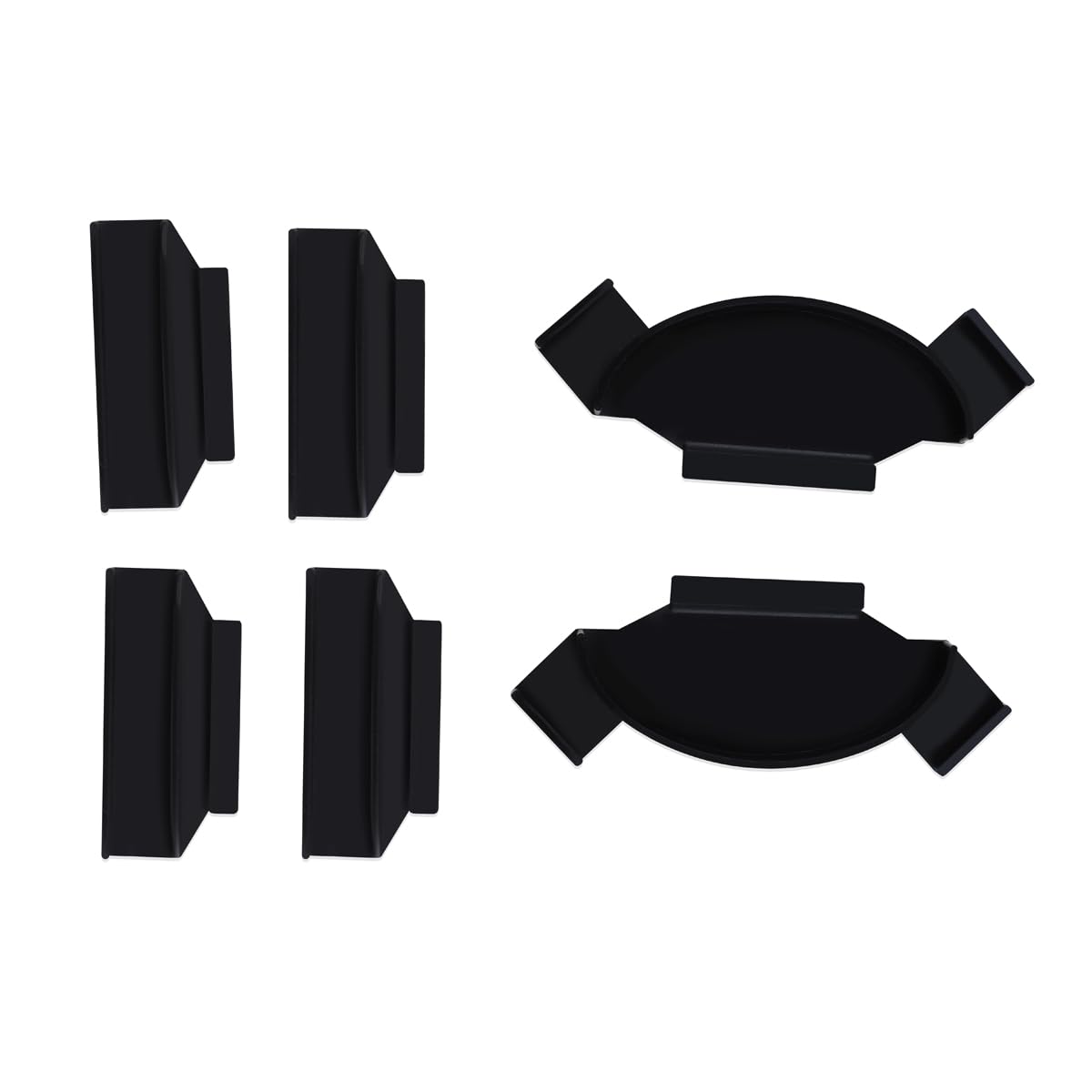 Hqparrts Brackets For Philips Hue Play Gradient Lightstrip, Mounting Clips Compatible With Philips Hue Play Gradient Lightstrip 55/65/75 Inch, Black