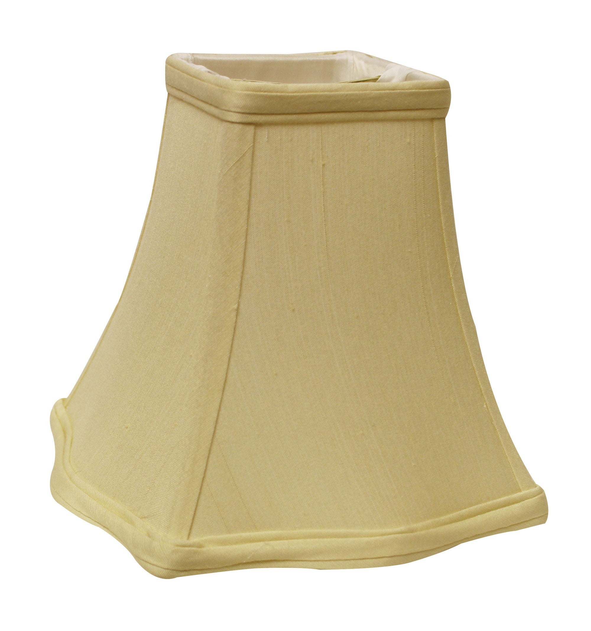 Homeroots 469533 16 In. Premium Square Monay Shantung Lampshade Antique White