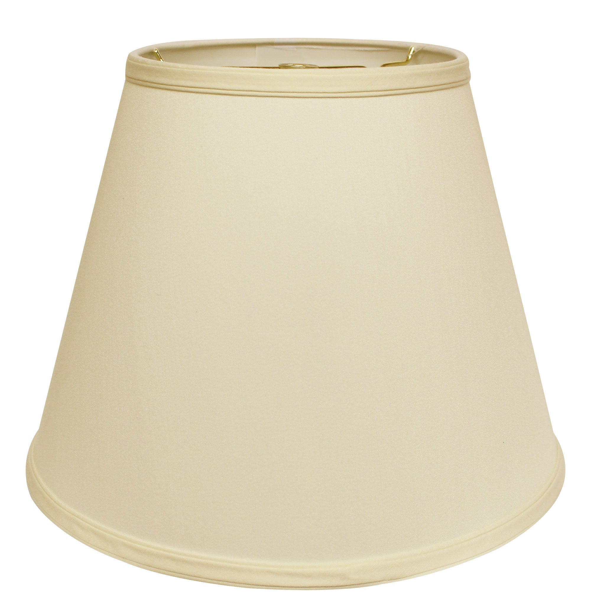 16&quot; Ivory Empire Deep Slanted No Slub Lampshade