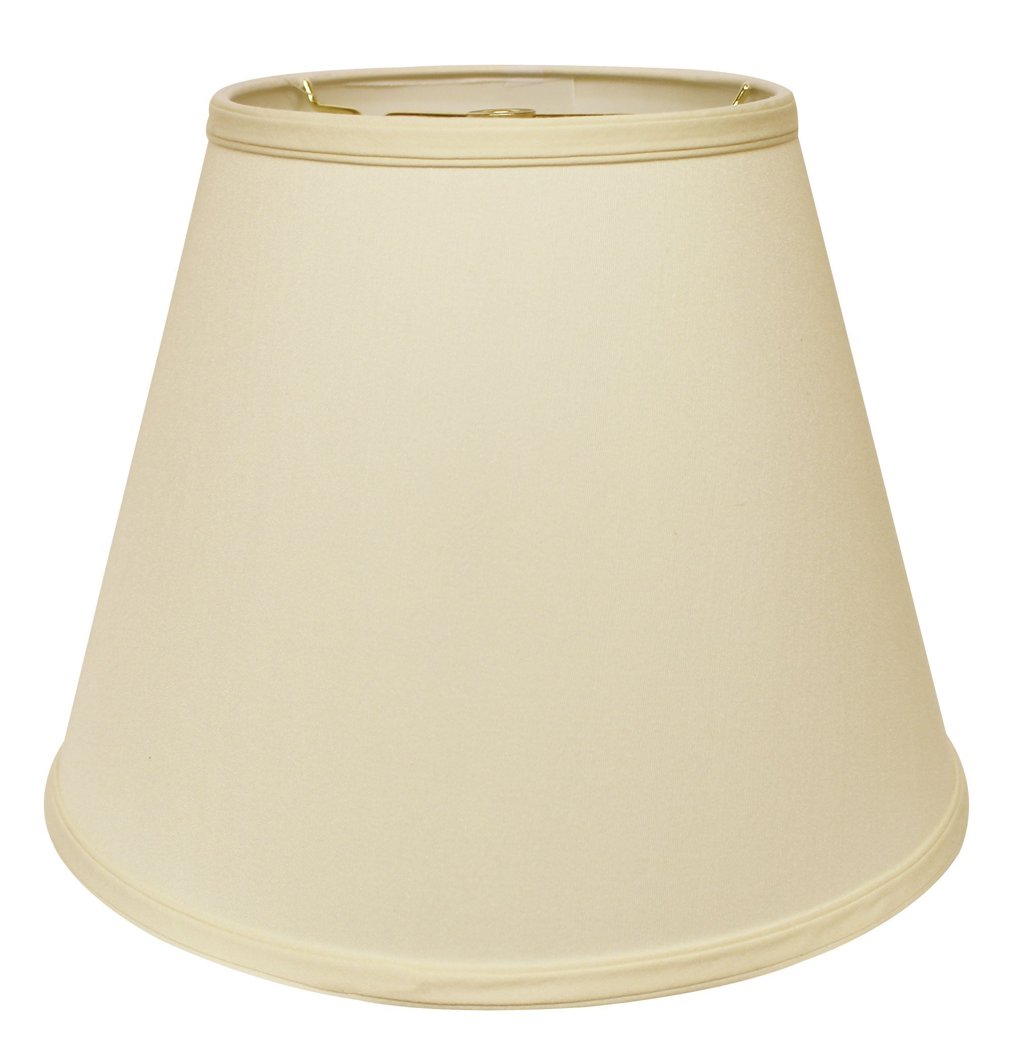 16&quot; Ivory Empire Deep Slanted No Slub Lampshade