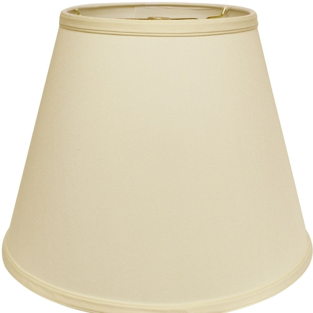 16&quot; Ivory Empire Deep Slanted No Slub Lampshade