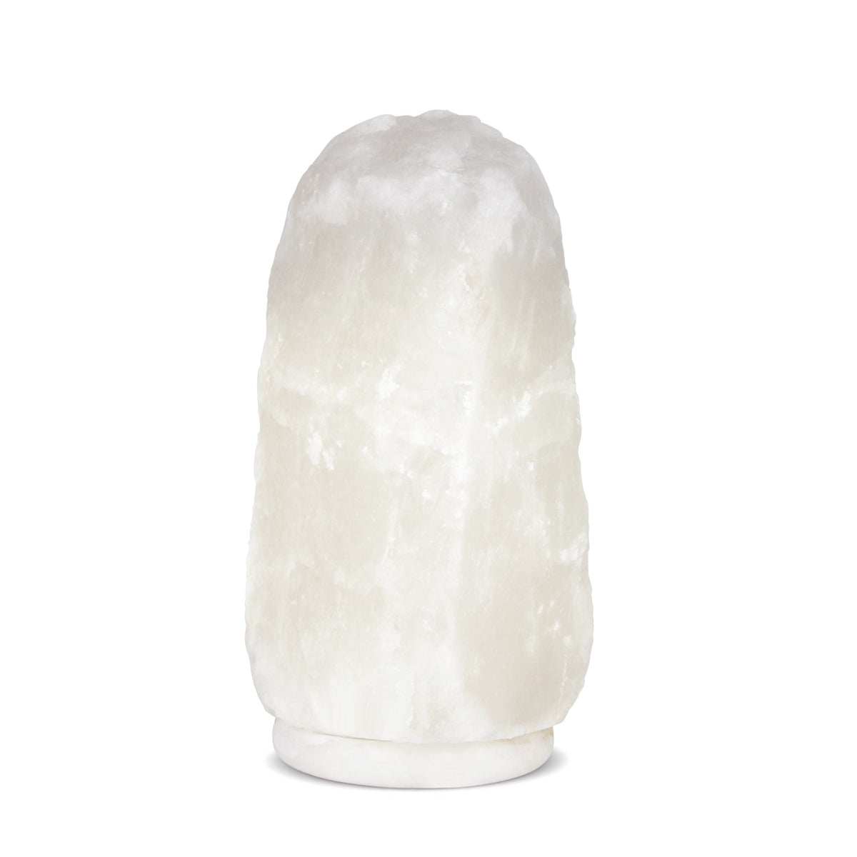 10'' White Marble Solid Wood Standard Table Lamp