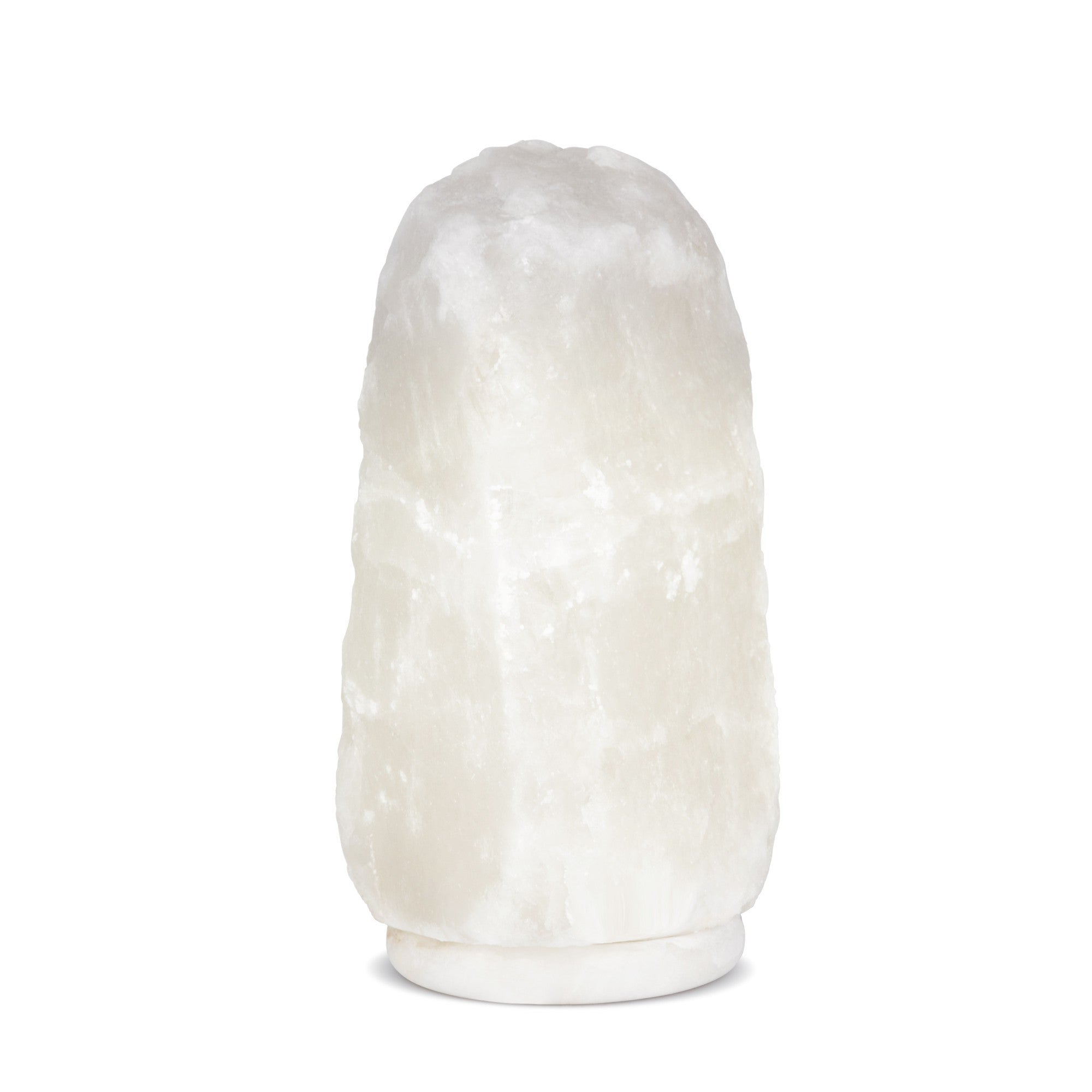 10'' White Marble Solid Wood Standard Table Lamp