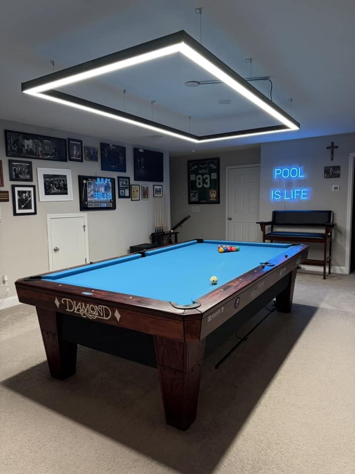 9FT Perimeter Billiard® LED Pool Table Light