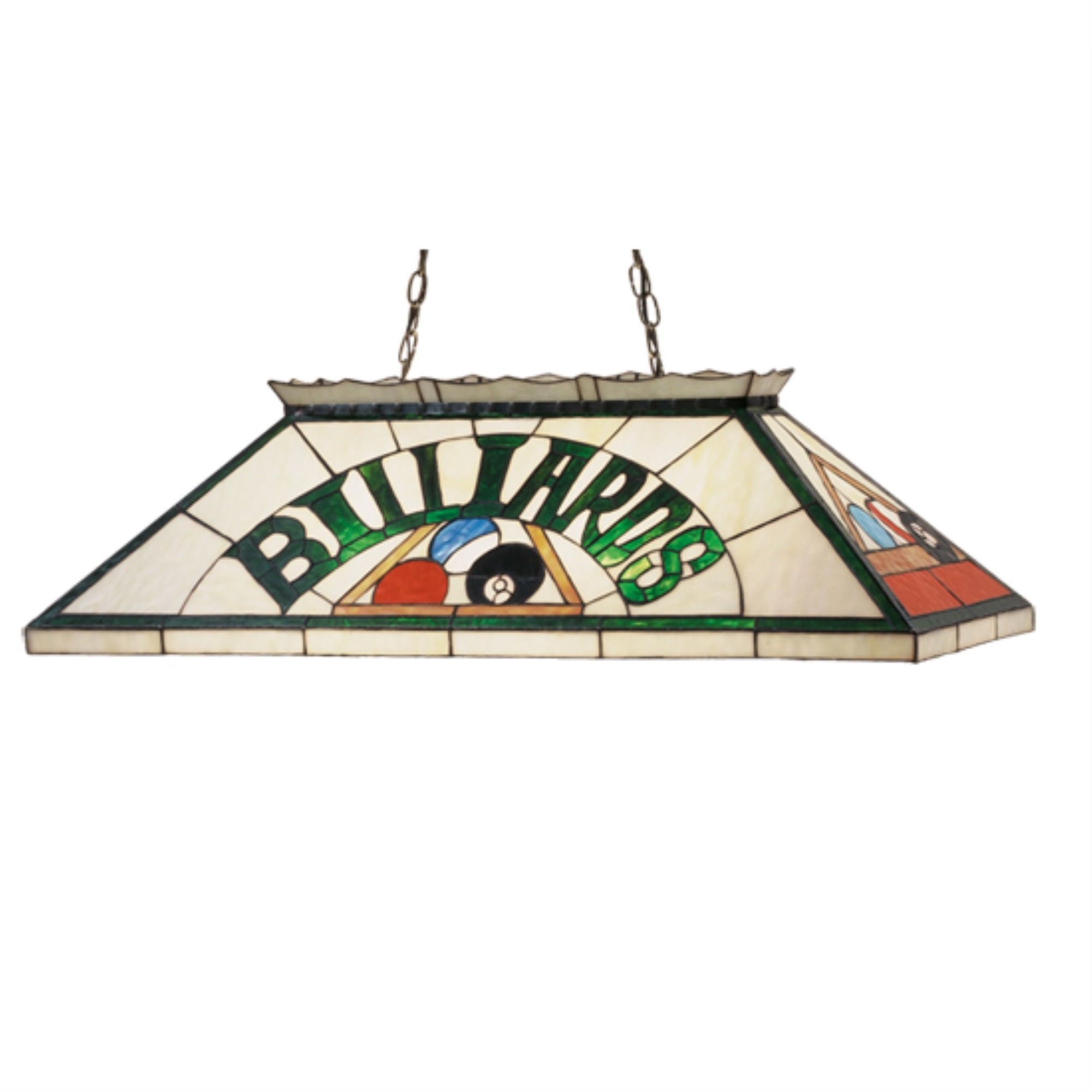 39 inchL Billiard & Rack Oblong Pendant