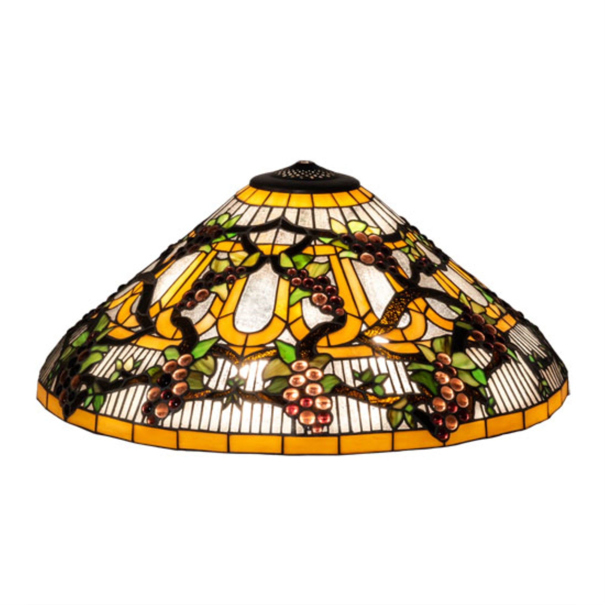 24 inch Wide Jeweled Grape Shade