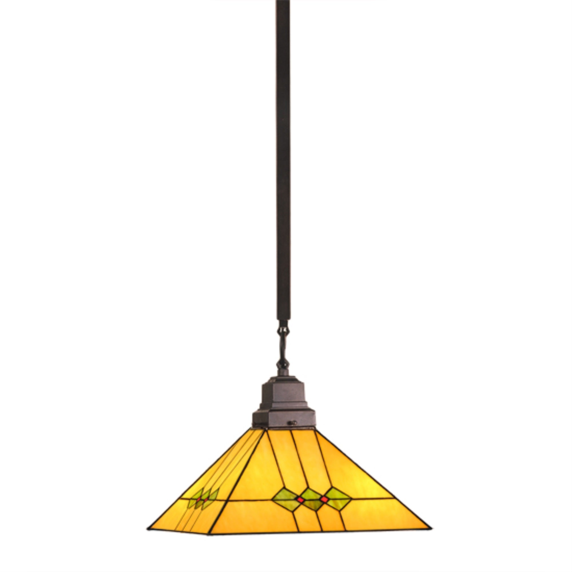 Meyda Tiffany 49118 Lighting, 13 Sq. In, Bronze/Dark