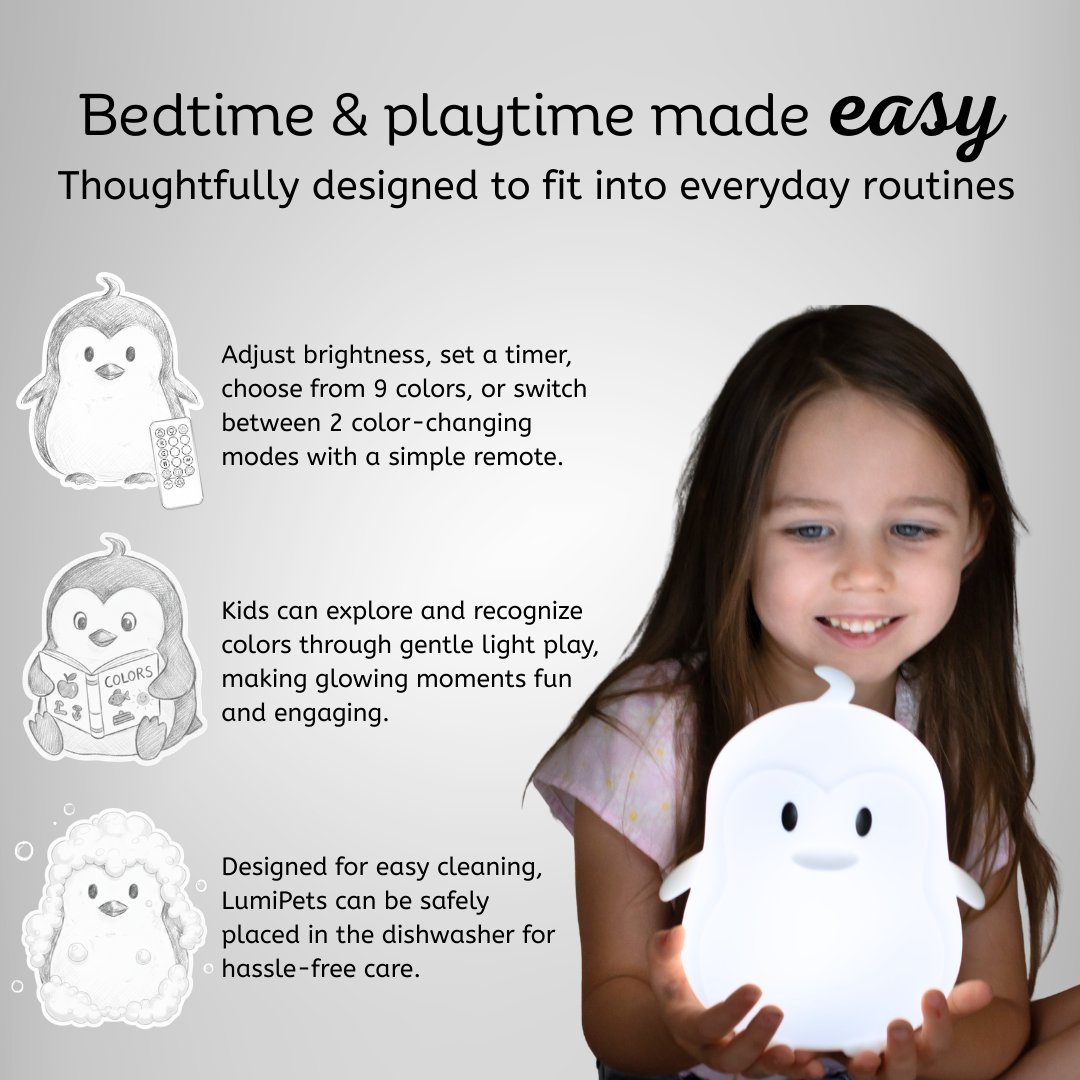 Pebbles the Penguin Night Light