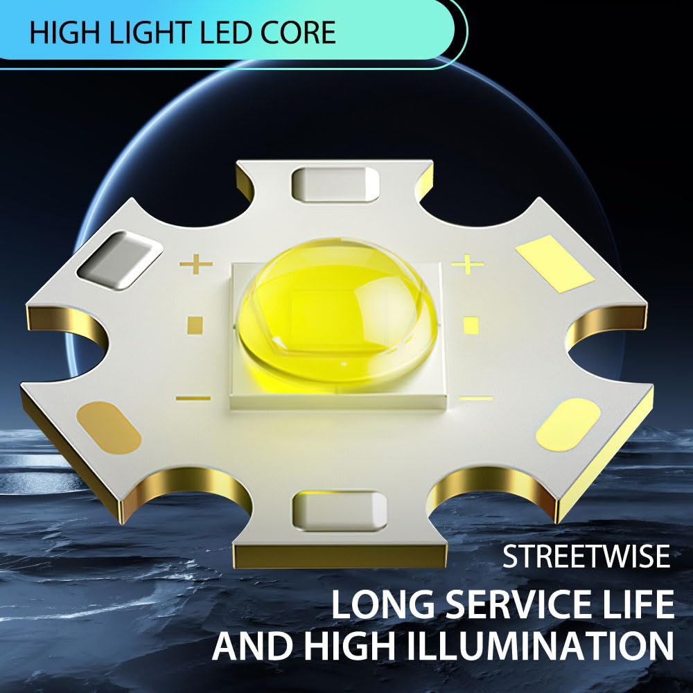 500W Solar Street Lights,6000mAh 800LED Motion Sensor Outdoor Lights with Remote Control, IP66 Waterproof Adjustable Flood Light
