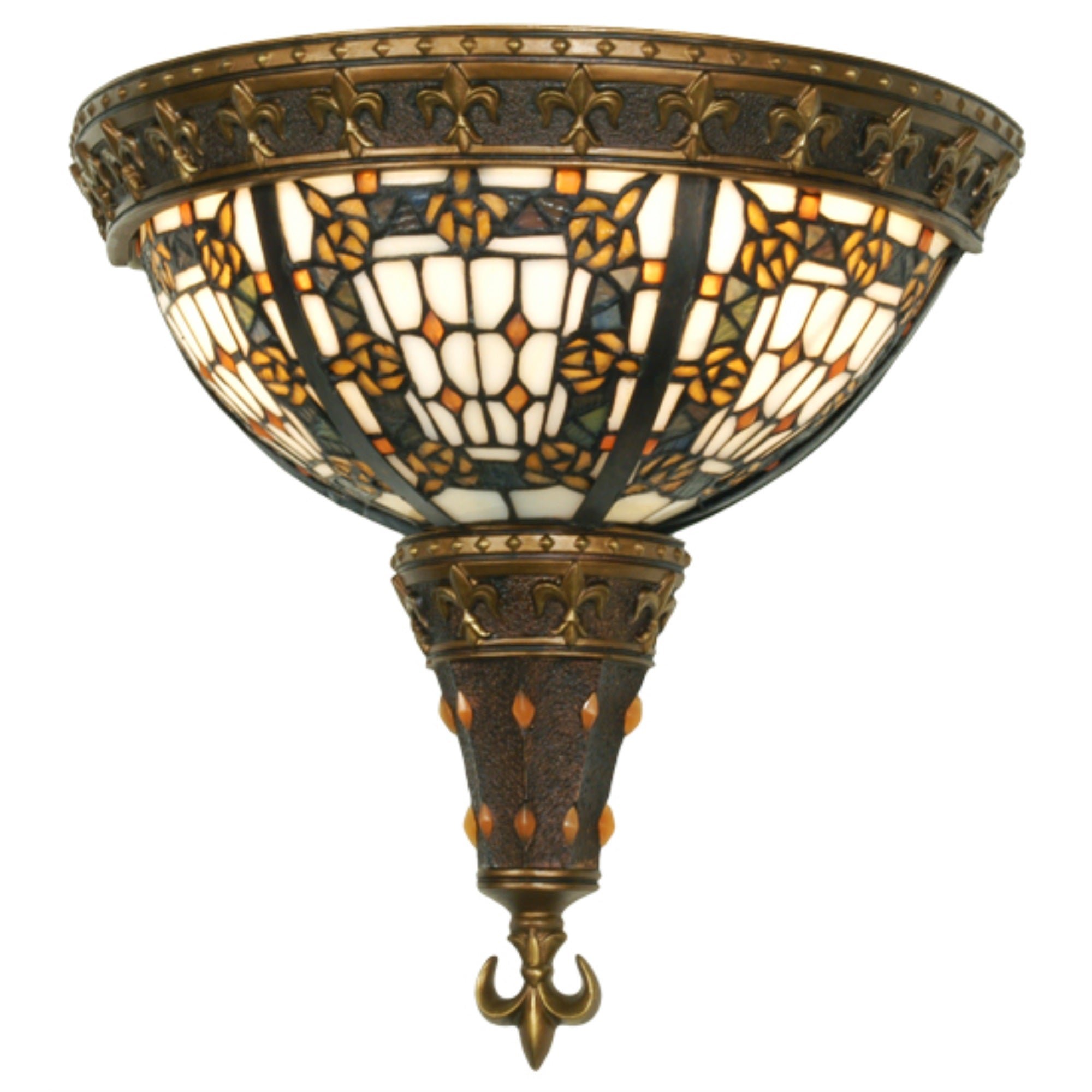 12 inchW Fleurdelis Wall Sconce