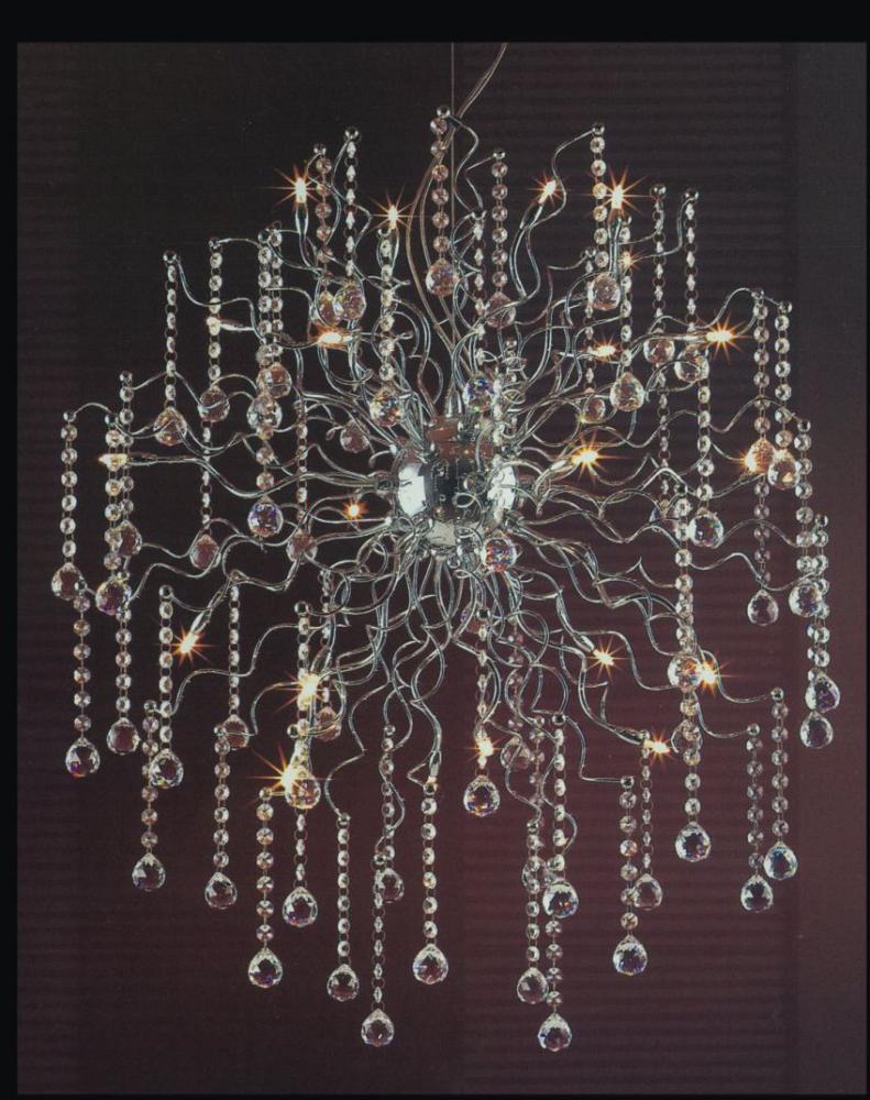 32 Light  Chandelier with Chrome finish