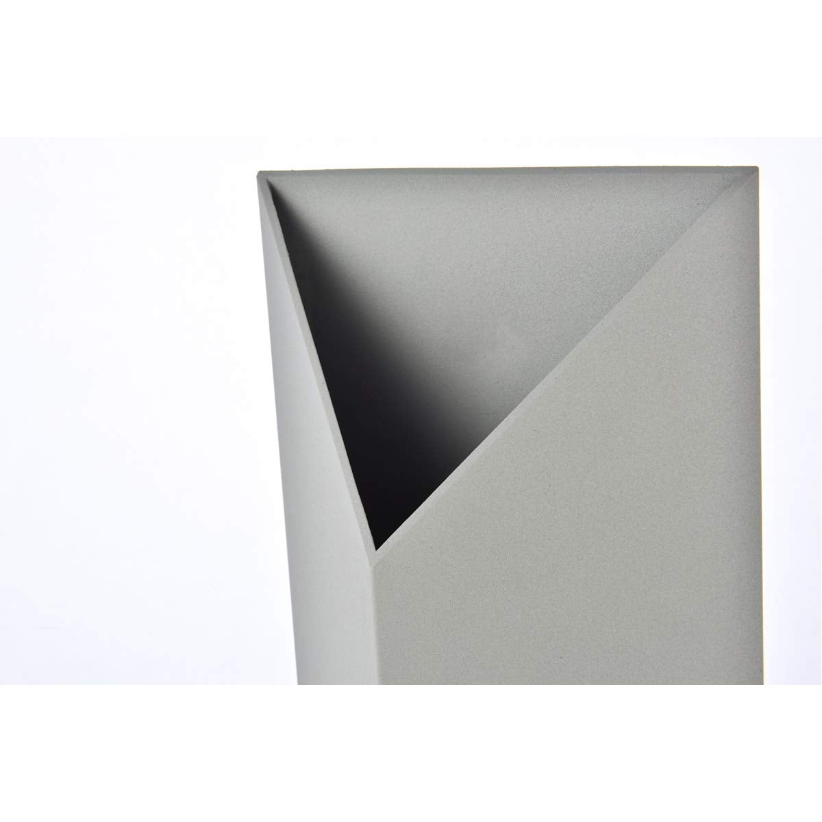 Living District Modern Wall Sconce LED Light, Metal, 7inL x 4.25inW x 11inH, Silver, Model LDOD4022S