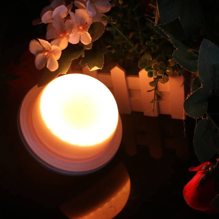 Acmee 4 Pack Led Under Table Lights For Parties - Rgb Event Lighting For Weddings Floor, Remote Control Uplighting For Cocktail