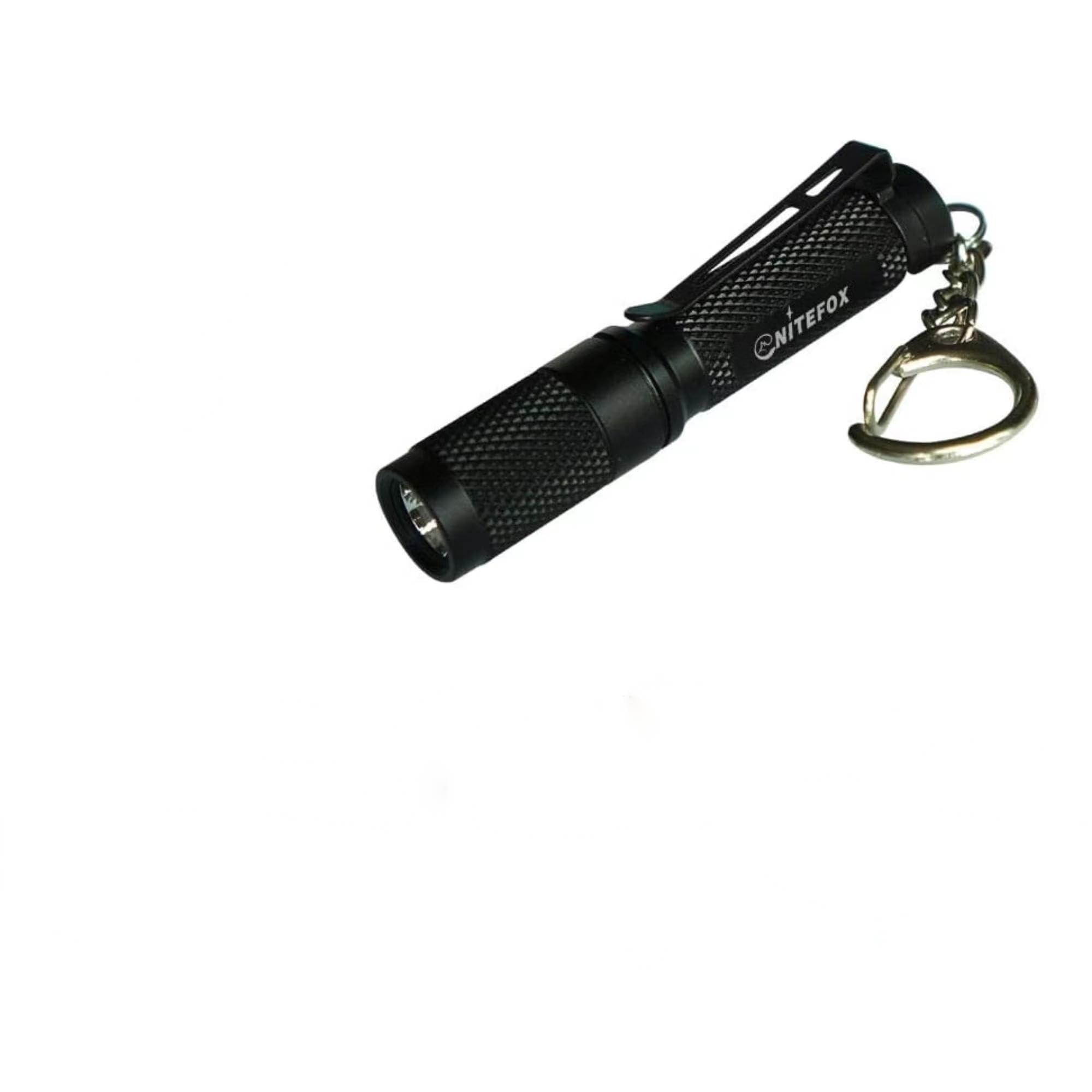Nitefox K3 Mini Keychain Flashlight 150 Lumens Waterproof Aluminum Alloy Black