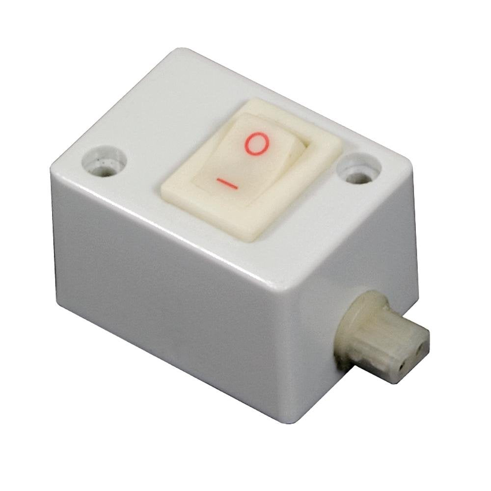 Jesco Lighting S601-SW Switch Box - 1.63in On/Off Switch, White Finish, Plastic Material