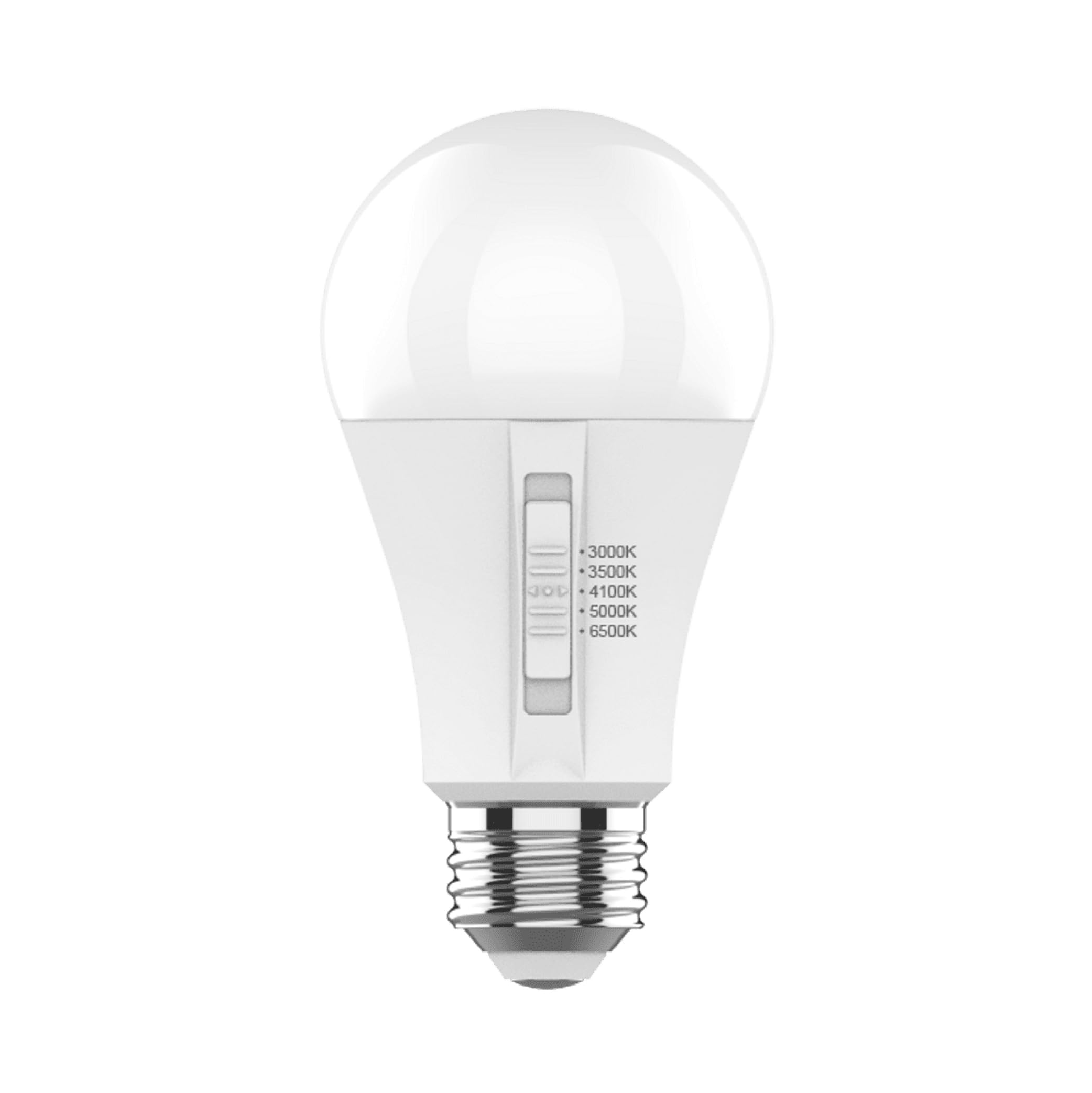 Goodlite A19 LED Bulb, 5 Color Selectable 3000K-3500K-4100K-5000K-6500K, 1100 Lumens, 12W (75W Equivalent), High CRI, 5% Dimmabl