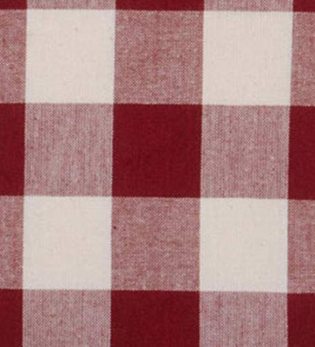 Home Collections by Raghu 16in Washer Fabric Lamp Shade Cotton Red Buttermilk Model 6W510017