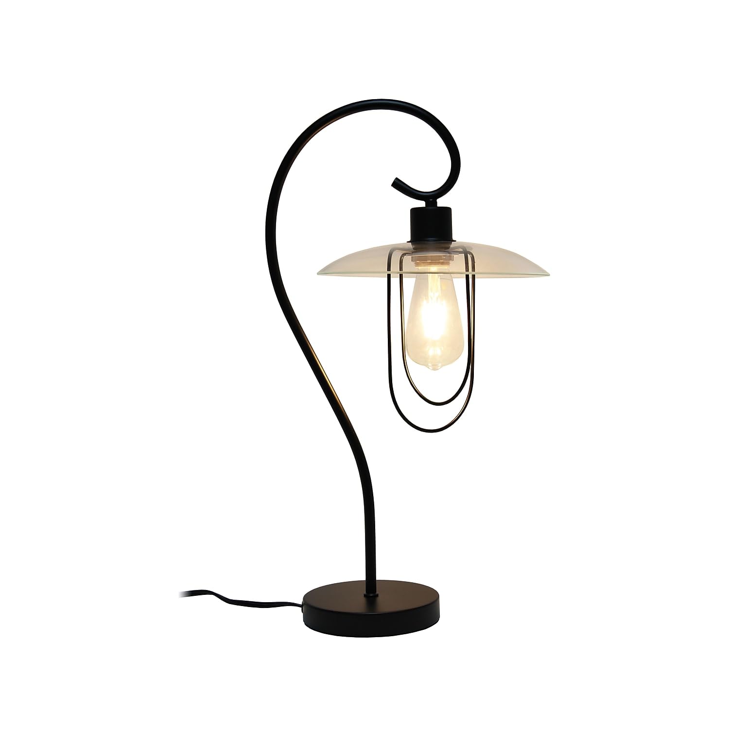 Lalia Home Studio Loft Incandescent Table Lamp, Matte Black (Lht-4000-Bk)