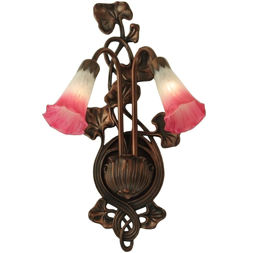 Meyda Tiffany 17616 Lighting, 11 W, Pink/White