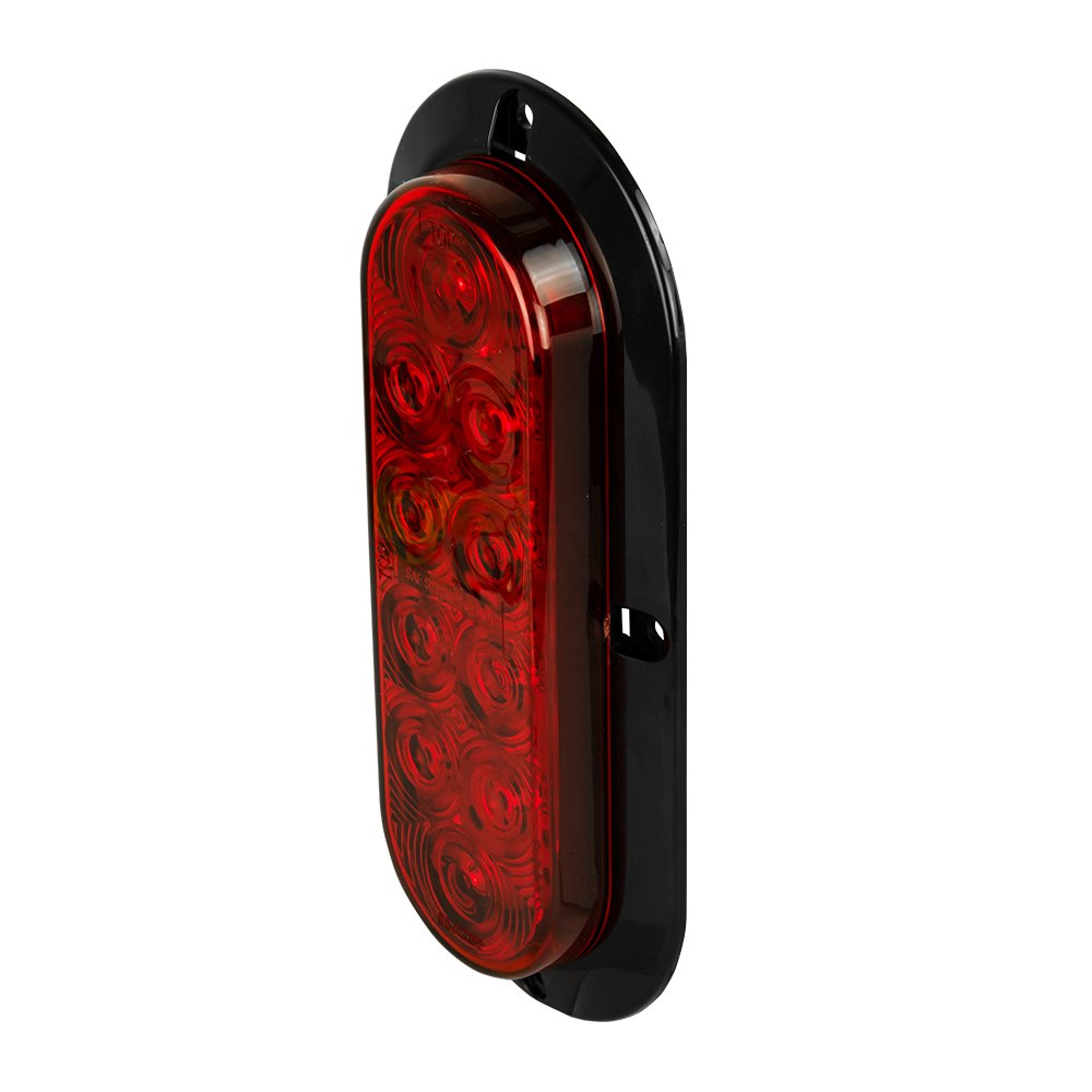 Blazer International C562Rtm 6'' Led Oval Stop/Tail/Turn Light, Red
