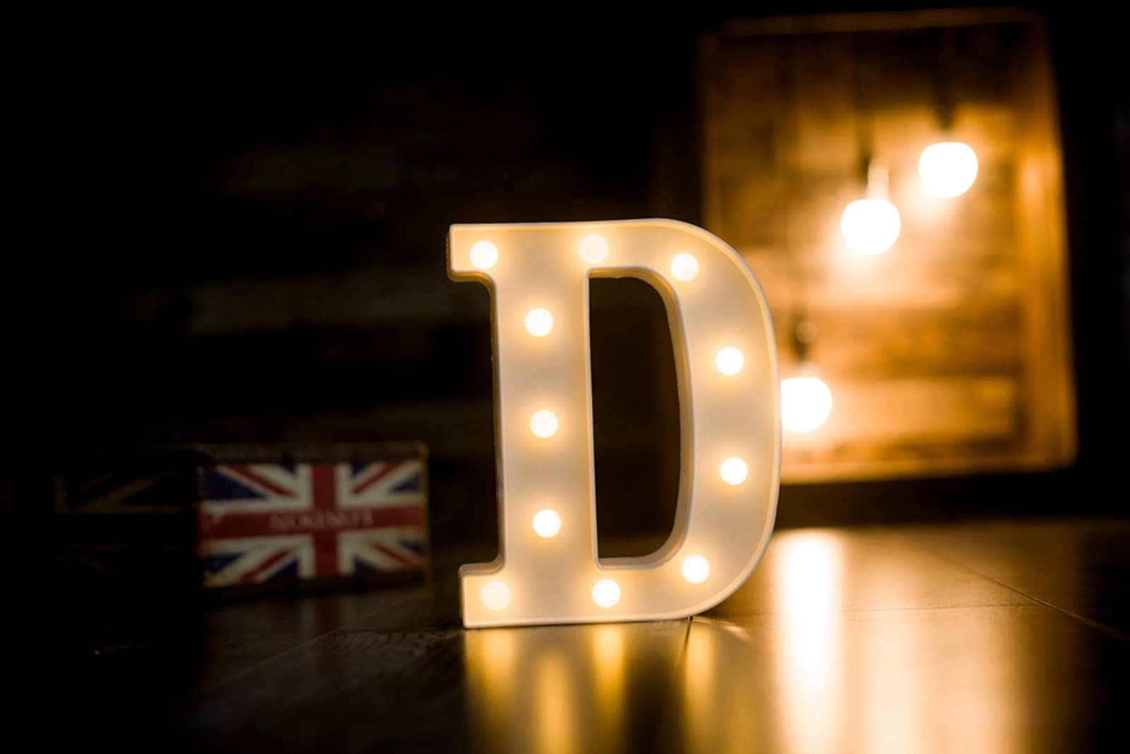 Foaky Led Letter Lights - Decorative Night Light For Weddings, Birthdays, And Christmas