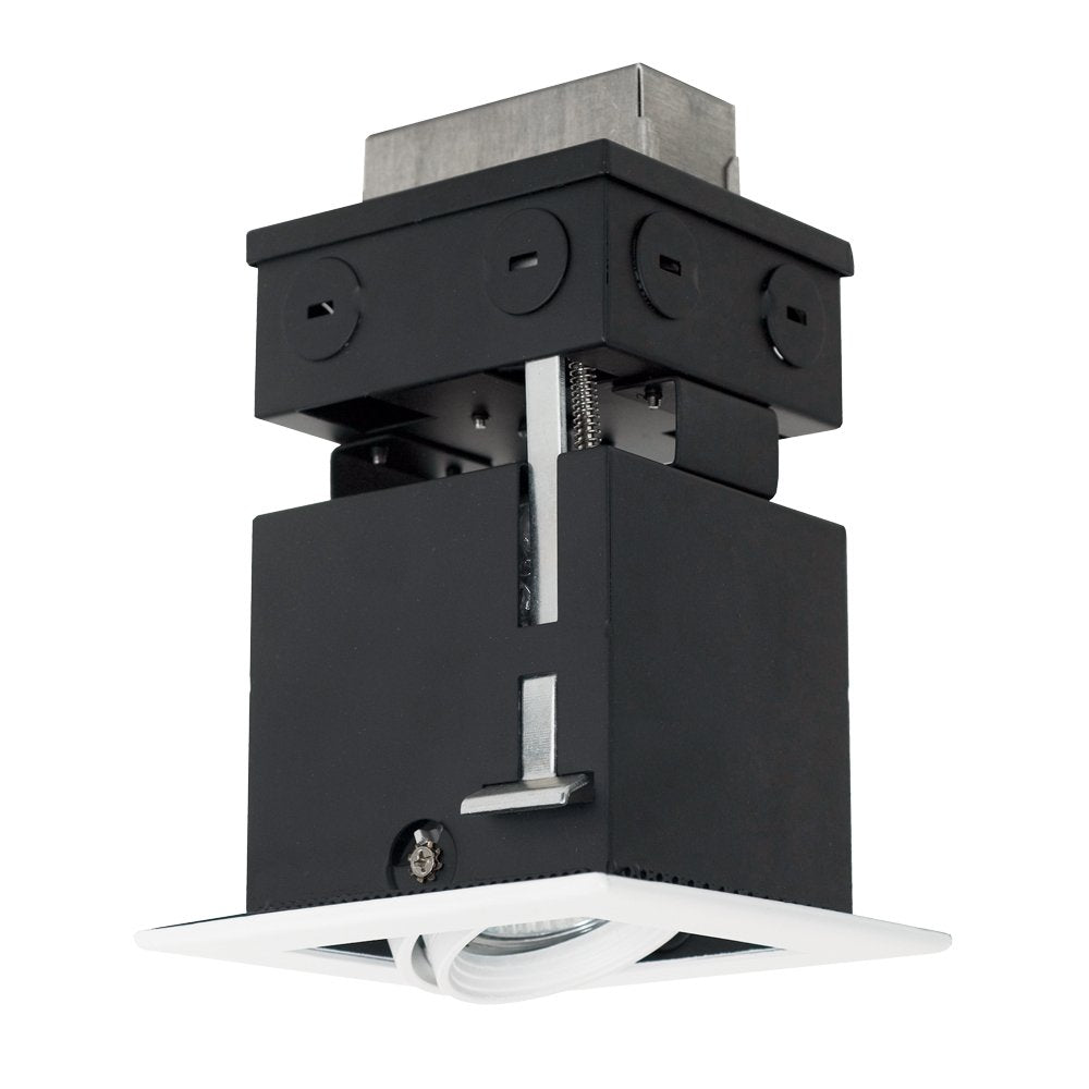Jesco Lighting MMGR1650-1EWB Mini Modulinear 50W MR16 Directional Light, 3-3/4in L x 3-3/8in W
