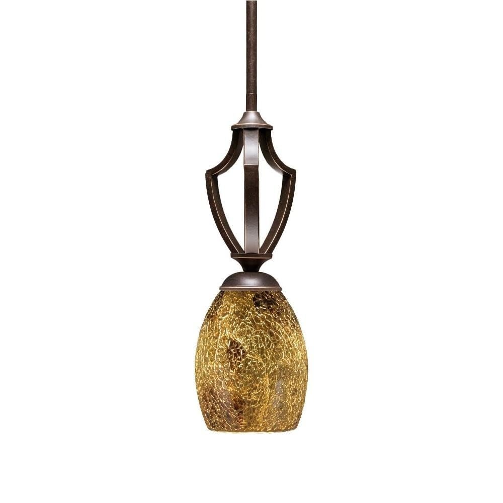 Zilo 1 Light Mini Pendant in Dark Granite (561-DG-4175)