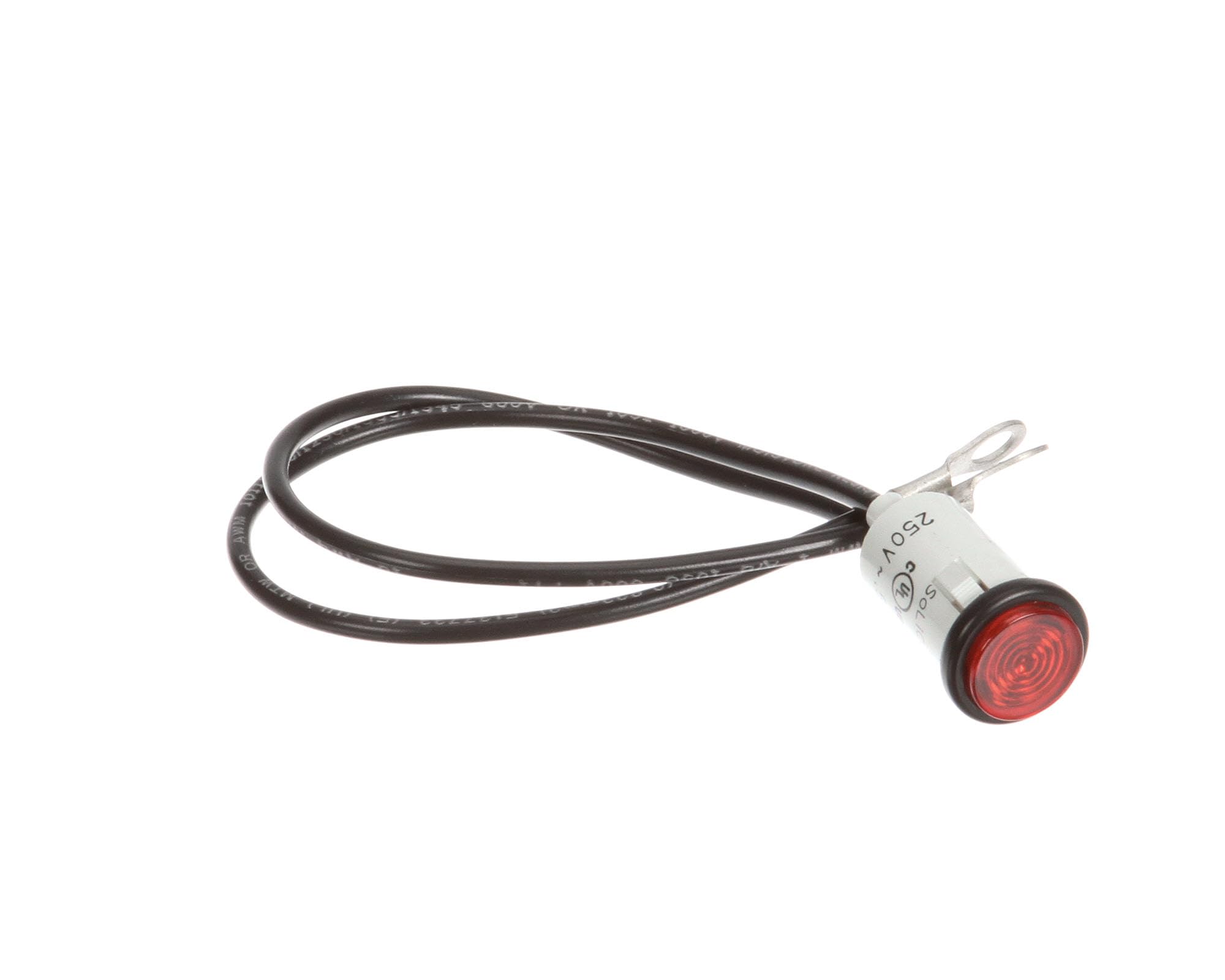 Grindmaster Cecilware C100A Pilot Light Assembly-Red-El120/250