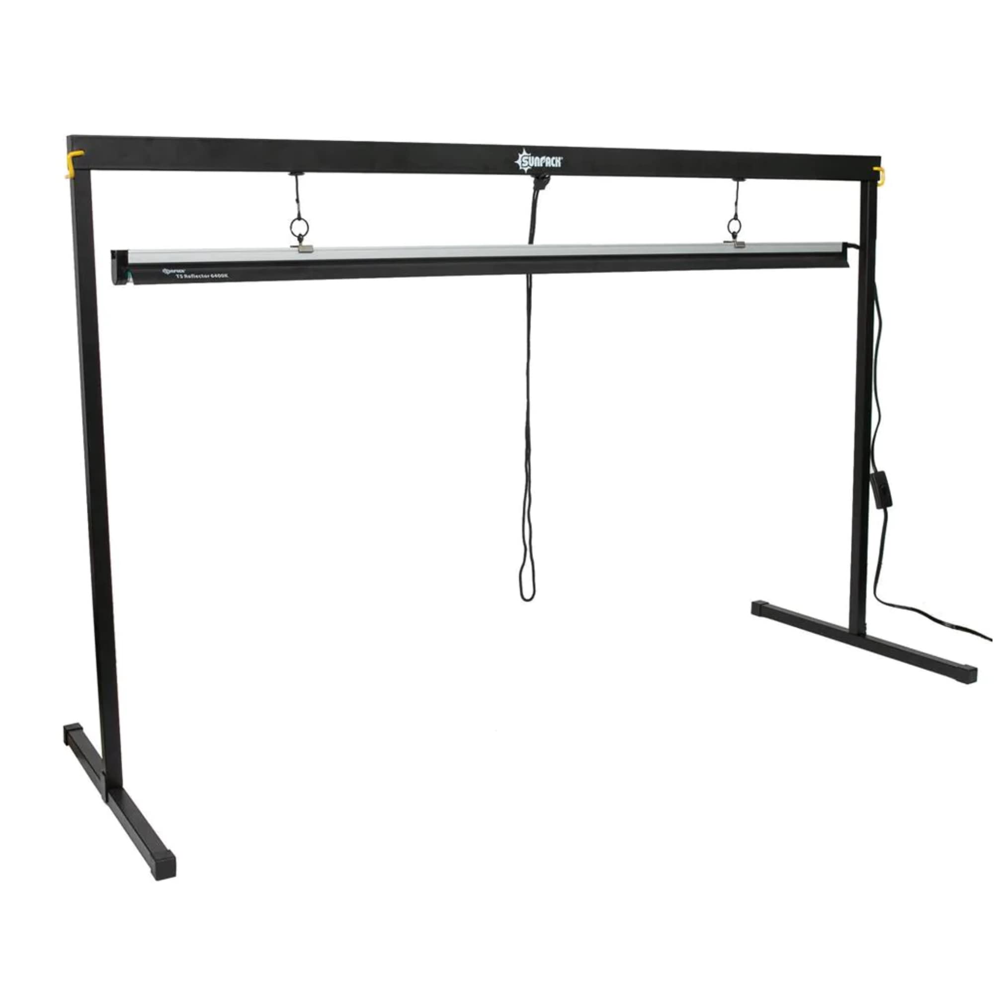 SUNPACK Metal Grow Light Stand with T5 Light System, 48 - Ideal for Greenhouses or Indoor Gardening, 6400K Grow Light with Refle