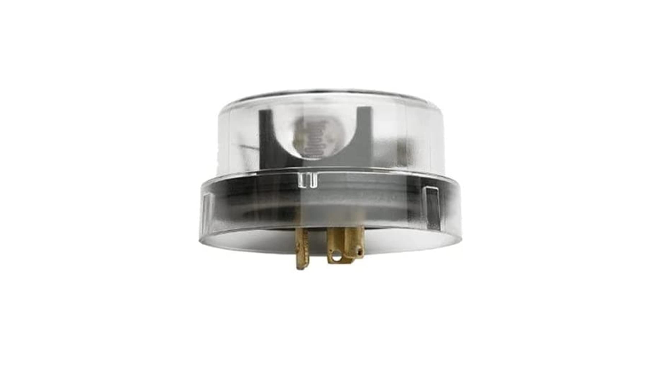 Designers Edge Woods L4700WD Outdoor Twist Lock Light Control with Photocell, Silver, 120-Volt