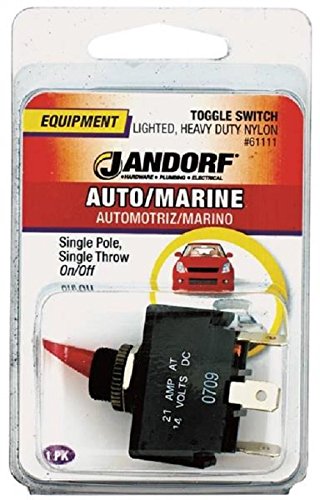 Jandorf Specialty Hardw Switch Toggle Light On/Off 3 Tab Model 61111 Nylon
