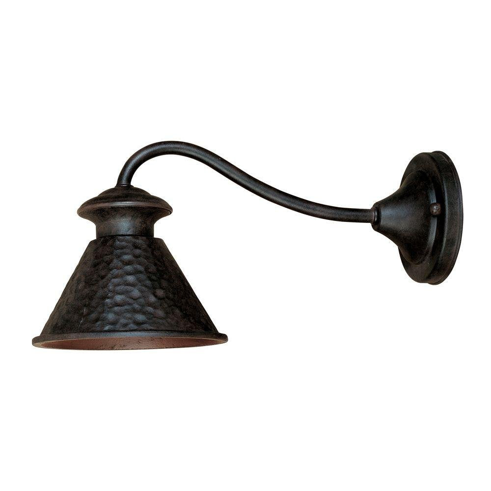 World Imports Lighting 9002-89 Dark Sky Collection 6-Inch 1-Light Outdoor Wall Mount in Bronze