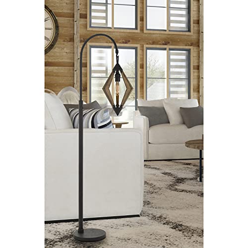 Cal Lighting Bo-2856Fl Transitional One Light Floor Lamp From Valence Collection In Black Finish, 18.00 Inches