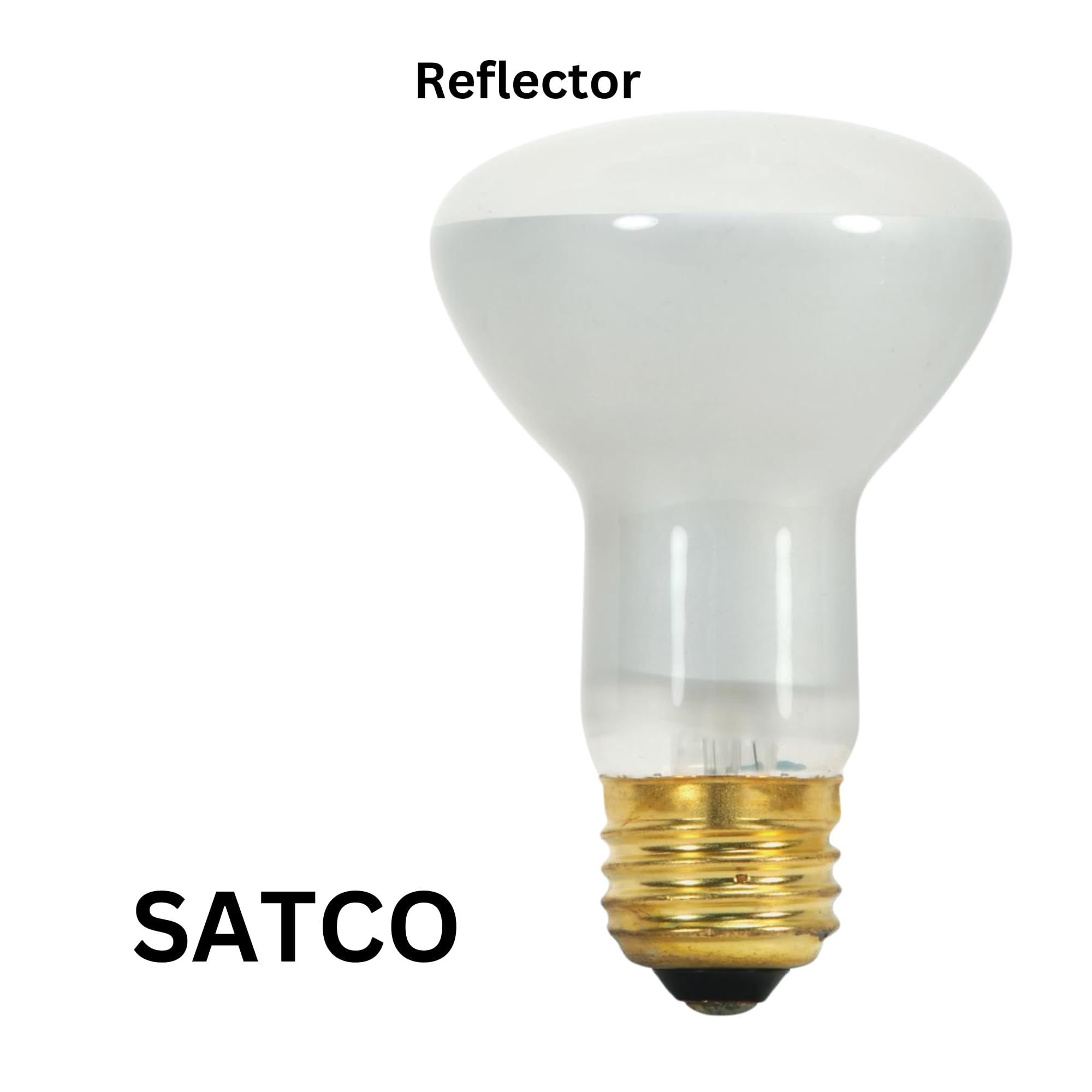 Satco S8519 45W R20 Incandescent Reflector Bulb, Dimmable, 130V, Frosted Finish, 2700K Warm White, 6 Pack