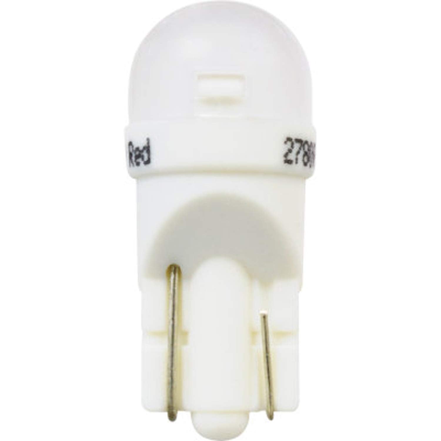 SYLVANIA 194 T10 W5W LED Bulb - Red Mini Bulb for Interior Lighting, Model 194RSL.BP, Bright LED - Contains 1 Bulb