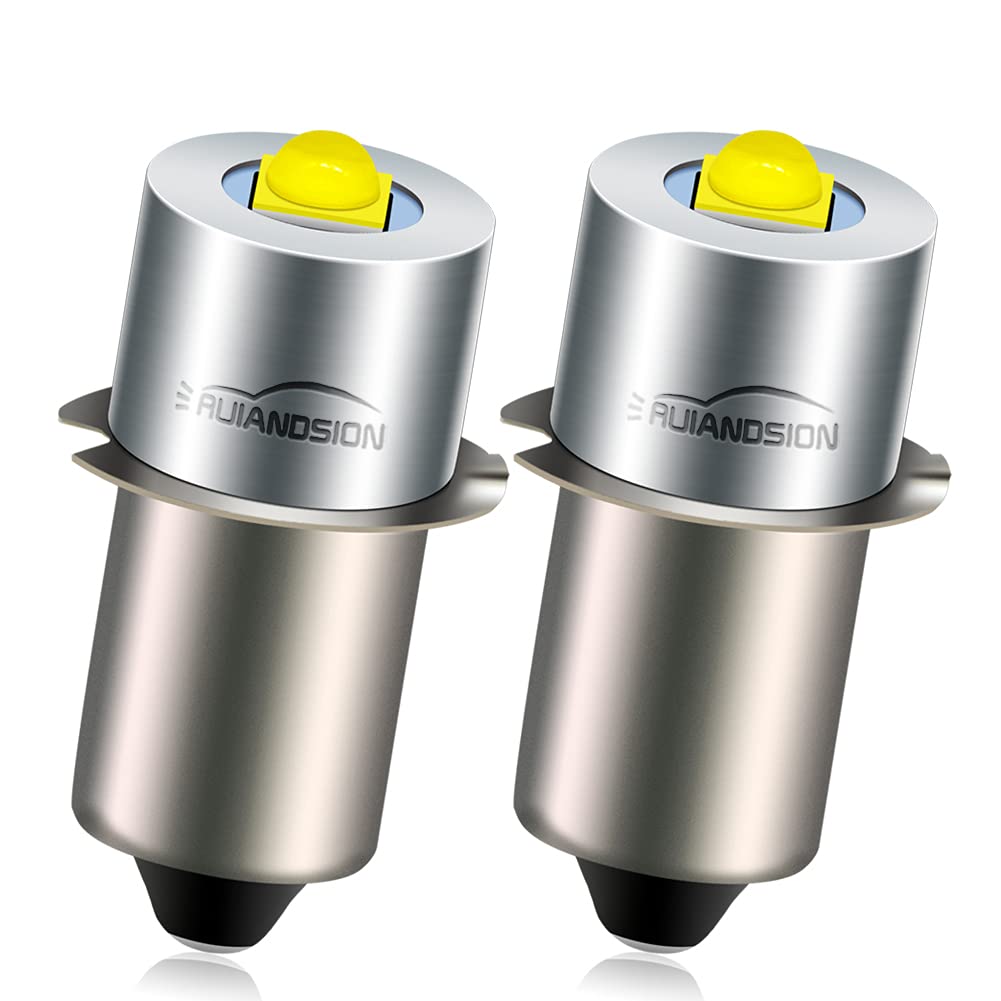 Ruiandsion Upgrade Led Flashlight Bulb P13.5S 6-24V Led Bulb 6V 9V 12V 18V 19.2V Replacement For Ryobi Milwaukee Dewalt Lamp Tor