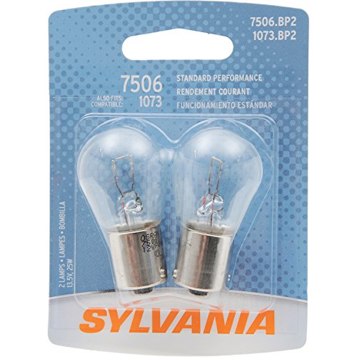 Sylvania 7506 Basic Miniature Bulb, (Contains 2 Bulbs)