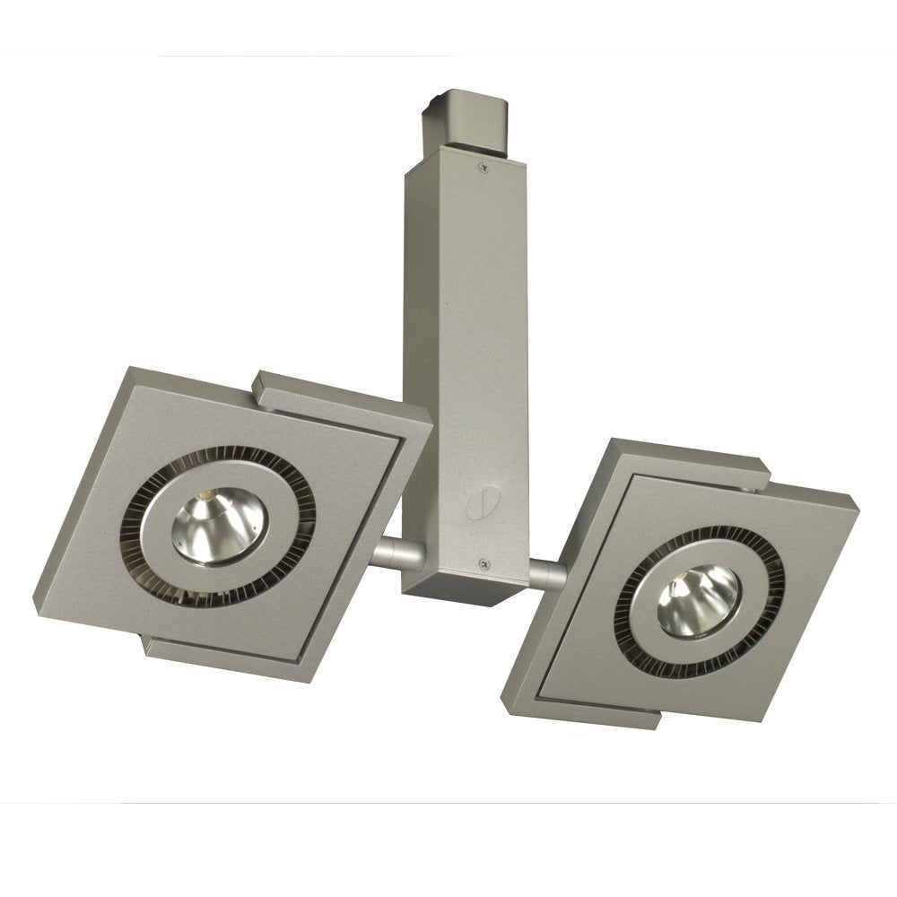 Jesco Lighting HL52430S Contempo Series LED Track Head for H Track System, Silver