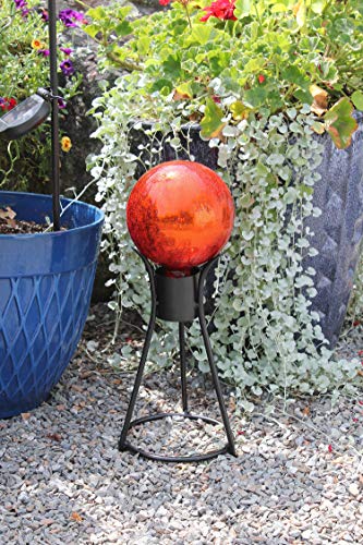 ACHLA DESIGNS 6-Inch Red Glass  le Gazing Globe Ball Model G6-RD-C