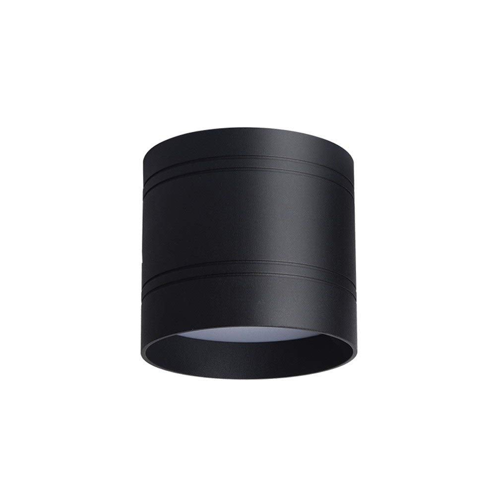 OZZKI Recessed 18W Ultra Bright Commercial LED Downlight Round Surface Mounted Ceiling Light No Stroboscopic Indoor Simple Retro